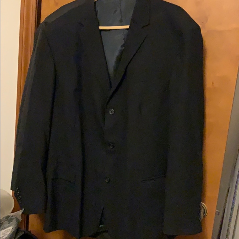 Men’s Black sport coat 48 regular